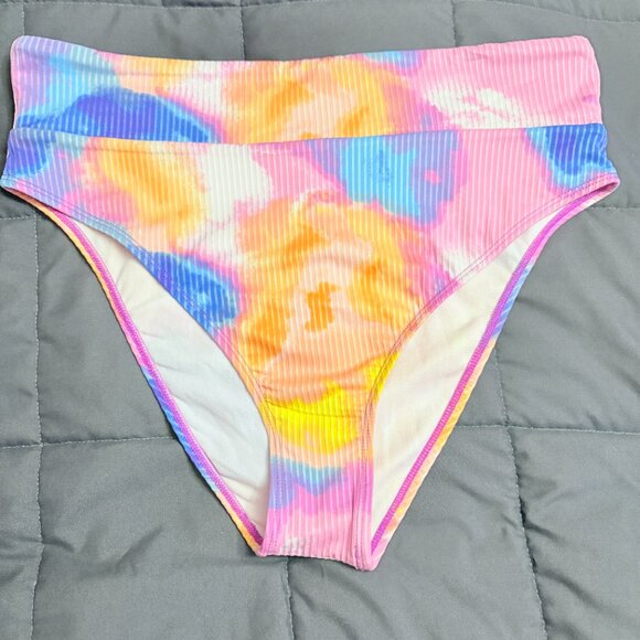 Salt + Cove Tie-Dyed Bikini Bottoms, Created for Macy's - Size: XL- NWT - Picture 1 of 12